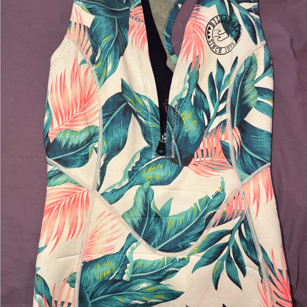 Billabong SURF CAPSULE SALTY DAYZ 1mm Sleeveless Front Zip Spring - Picture 3 of 7
